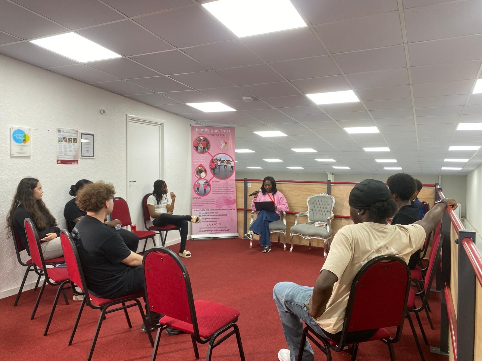 A Family Unit Trust community session in full swing